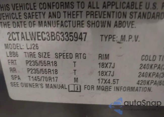 2CTALWEC3B6335947: 43897756