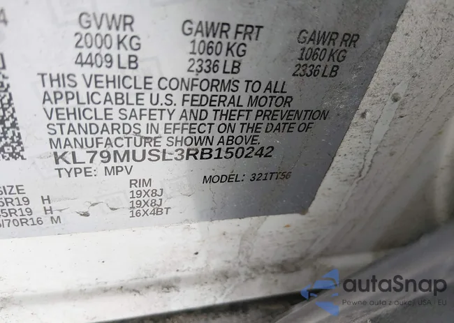 KL79MUSL3RB150242: 43898866