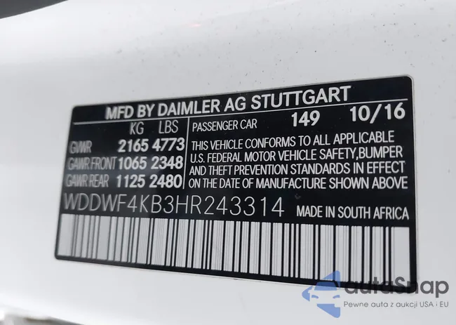 WDDWF4KB3HR243314: 43898972