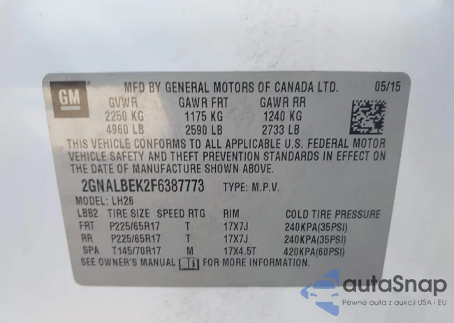 2GNALBEK2F6387773: 43899418