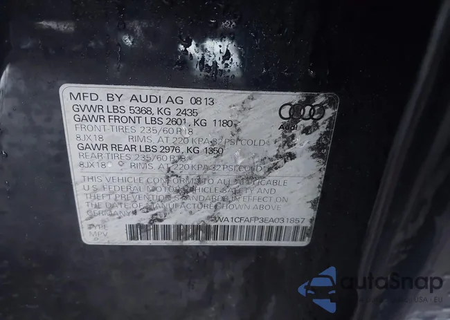WA1CFAFP3EA031857: 43898532