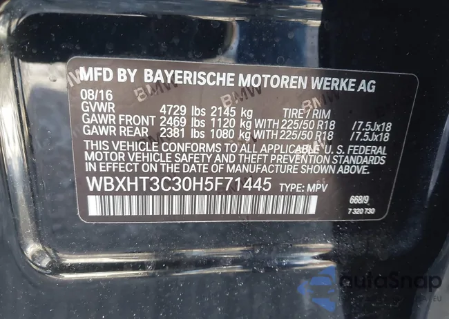 WBXHT3C30H5F71445: 43898750