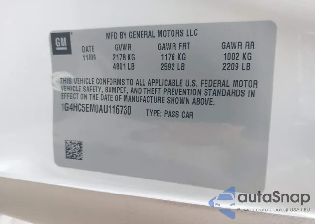 1G4HC5EM0AU116730: 43898757