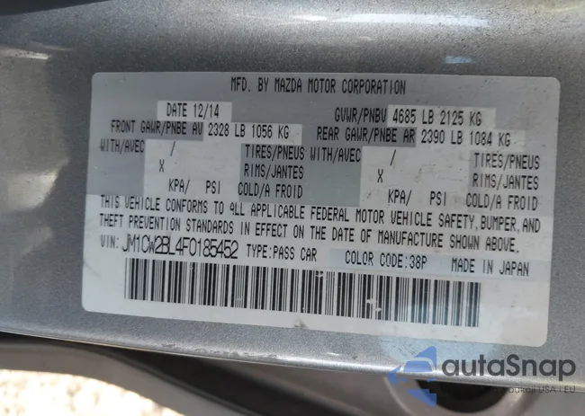 JM1CW2BL4F0185452: 43900033