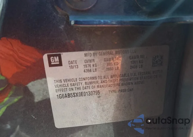 1G6AB5SX0E0130795: 43900139