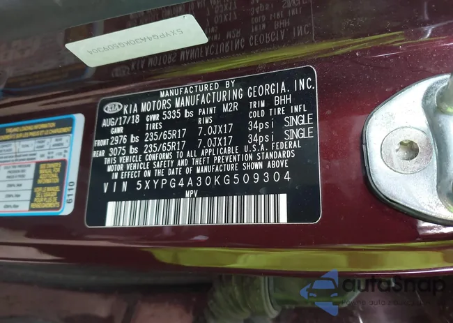 5XYPG4A30KG509304: 43900169