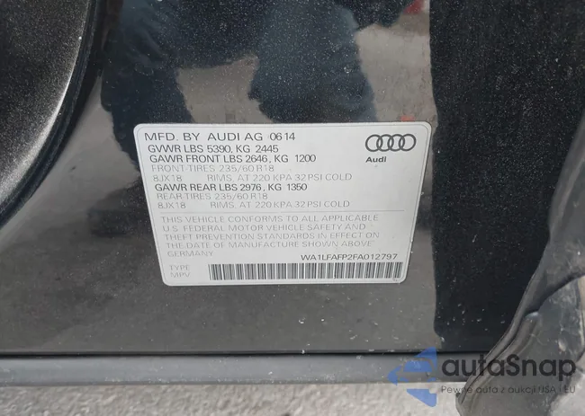 WA1LFAFP2FA012797: 43900263