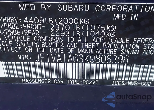 JF1VA1A63K9806396: 43900367