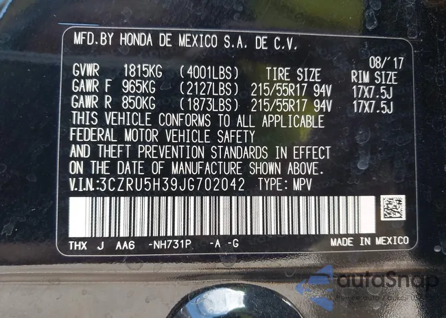 3CZRU5H39JG702042: 43899459