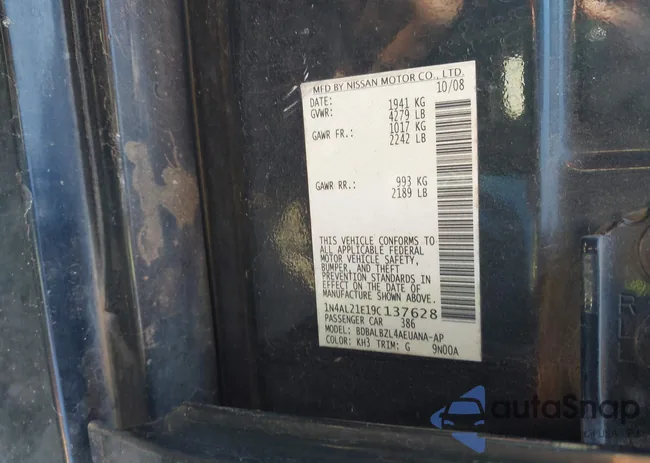 1N4AL21E19C137628: 43900922