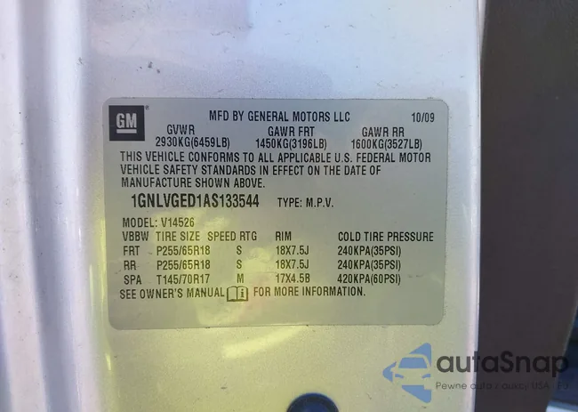 1GNLVGED1AS133544: 43900943