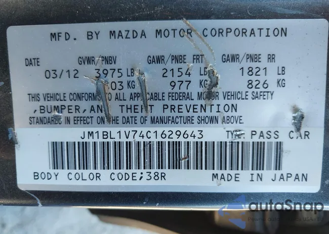 JM1BL1V74C1629643: 43901025