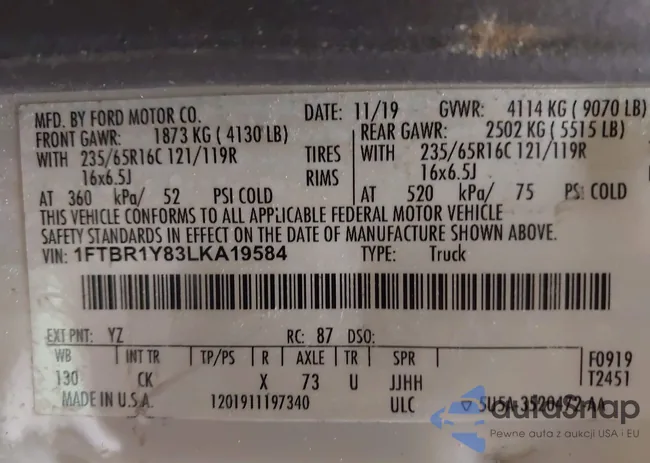 1FTBR1Y83LKA19584: 43901140