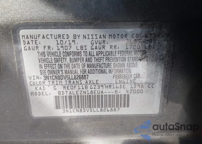 3N1CN8DV5LL826887: 43901192