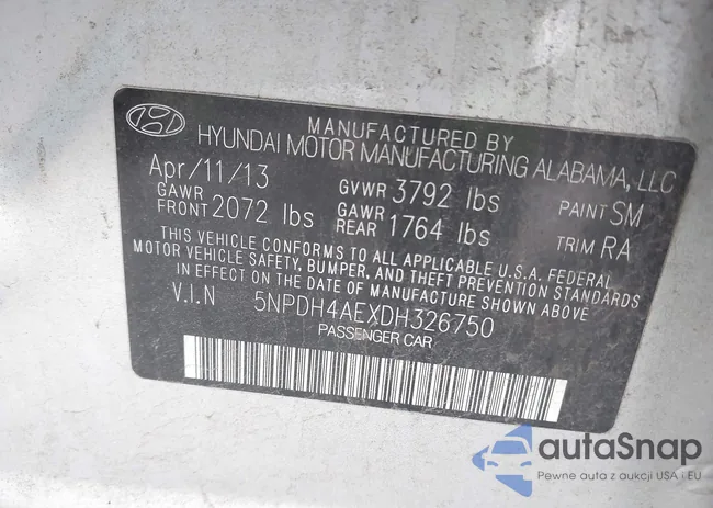 5NPDH4AEXDH326750: 43901282