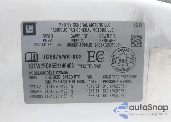 1GTW7FCA5E1146408: 43901357