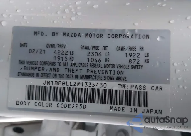 JM1BPBLL2M1335430: 43900525