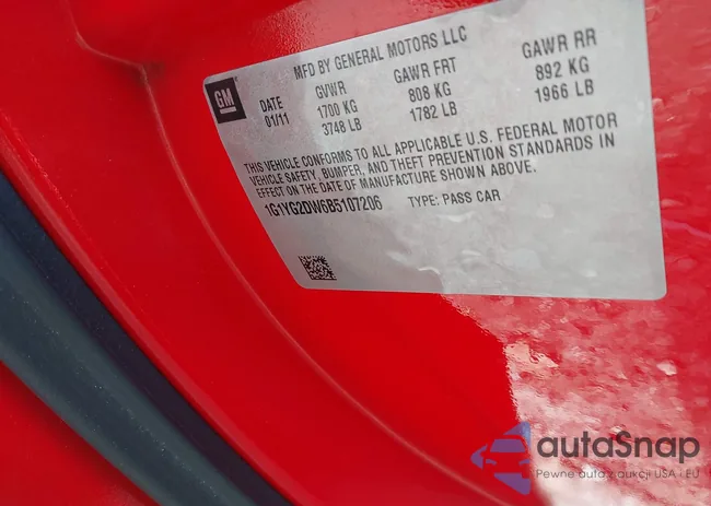 1G1YG2DW6B5107206: 43900638