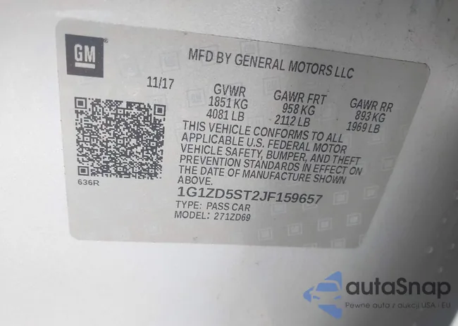 1G1ZD5ST2JF159657: 43901857