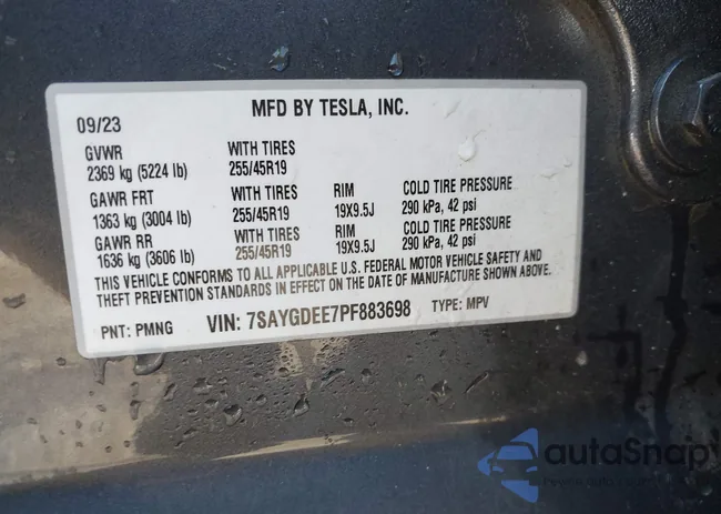 7SAYGDEE7PF883698: 43902087