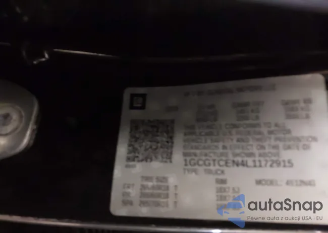 1GCGTCEN4L1172915: 43902145