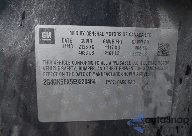 2G4GK5EX5E9220464: 43902226