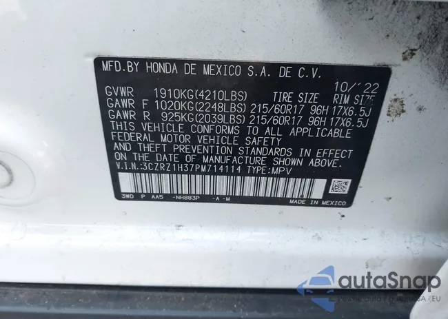 3CZRZ1H37PM714114: 43902229