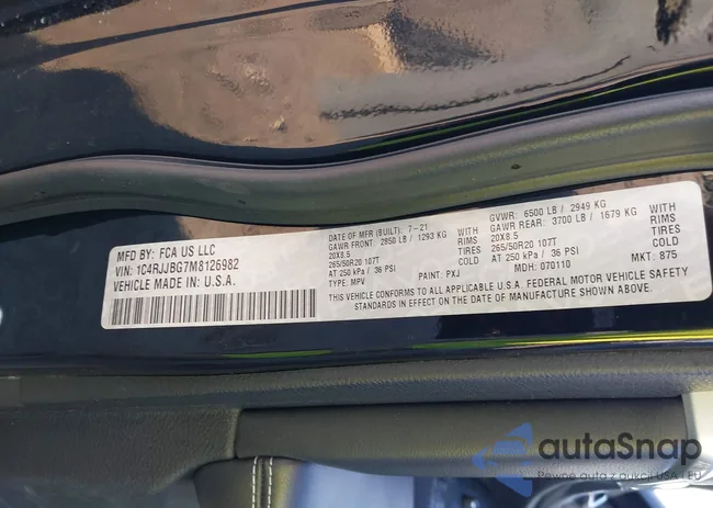 1C4RJJBG7M8126982: 43902291