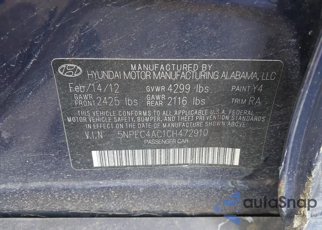 5NPEC4AC1CH472910: 43902436