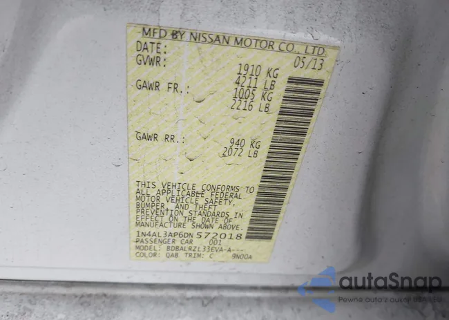 1N4AL3AP6DN572018: 43901487