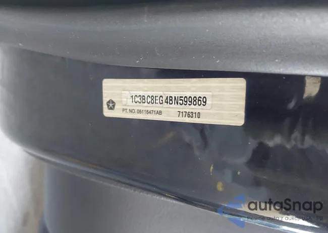 1C3BC8EG4BN599869: 43901489