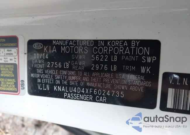 KNALU4D4XF6024735: 43901744