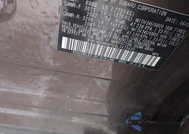 4S4WMAPD4L3473430: 43902926