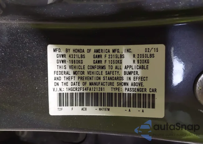 1HGCR2F54FA121281: 43903435