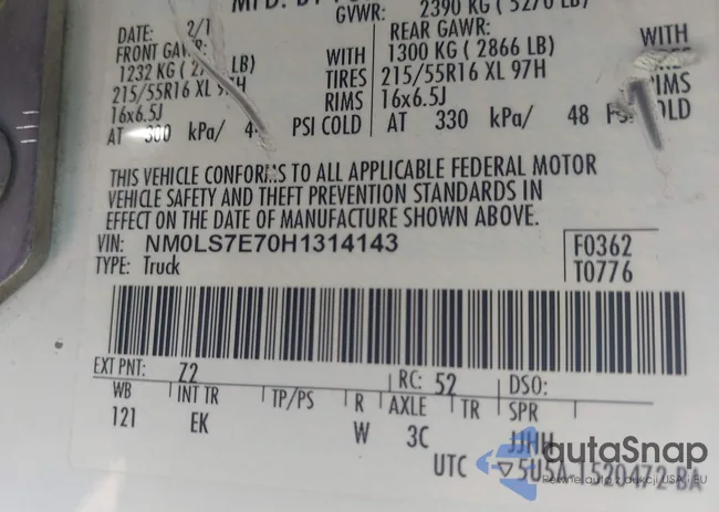 NM0LS7E70H1314143: 43902626