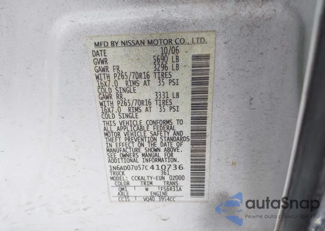 1N6AD07U57C410736: 43902744