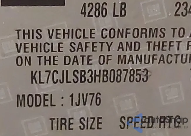 KL7CJLSB3HB087853: 43902753