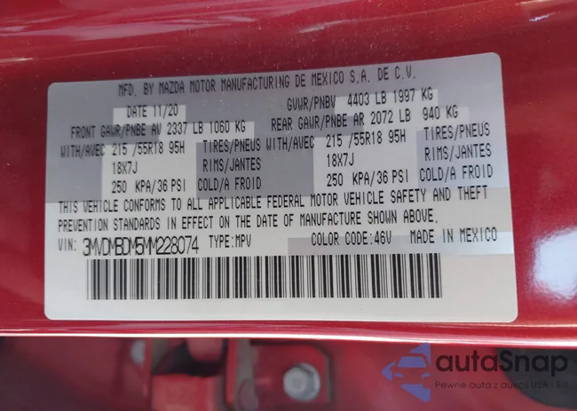 3MVDMBDM5MM228074: 43903895