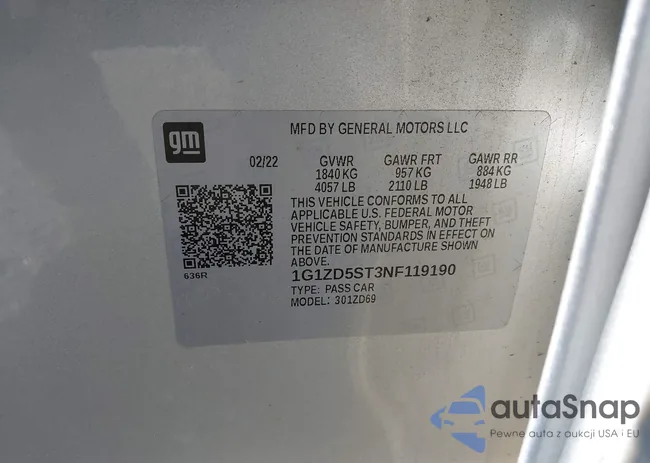 1G1ZD5ST3NF119190: 43904083