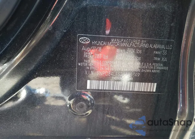 5NPD84LF5JH400349: 43904284