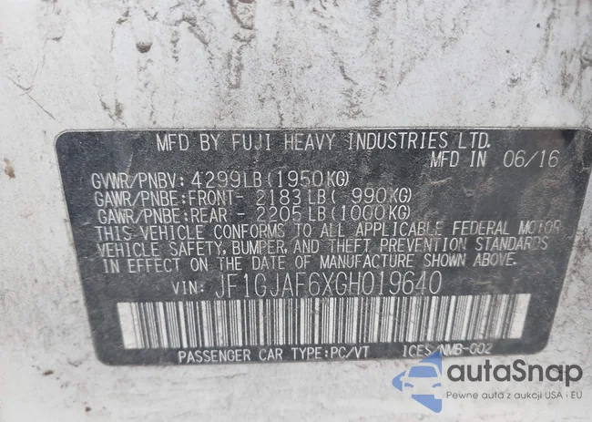 JF1GJAF6XGH019640: 43903758