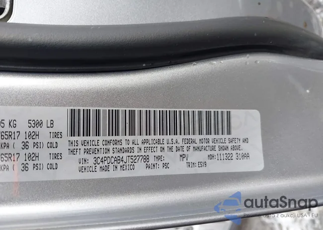 3C4PDCAB4JT527788: 43903787