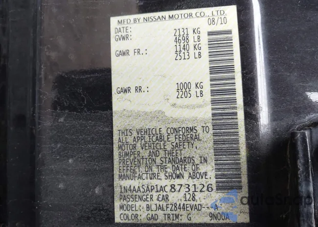 1N4AA5AP1AC873126: 44503871