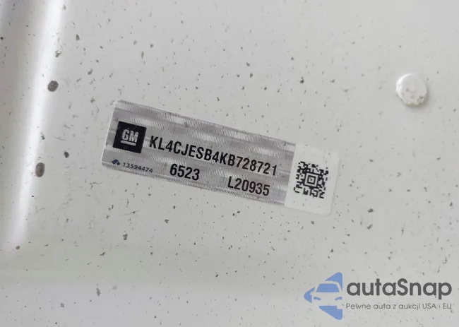 KL4CJESB4KB728721: 44504163