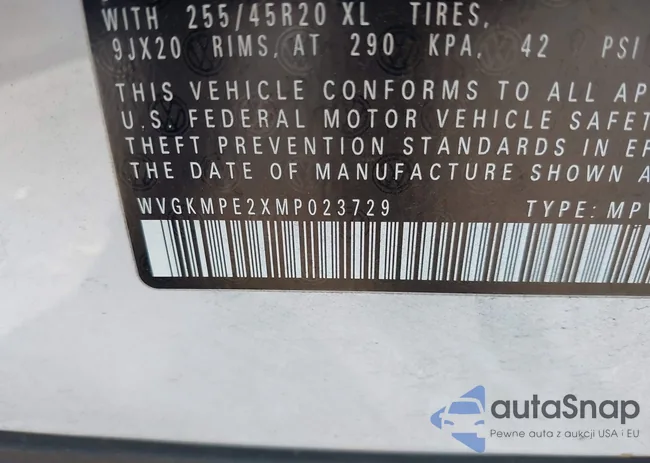 WVGKMPE2XMP023729: 44504240