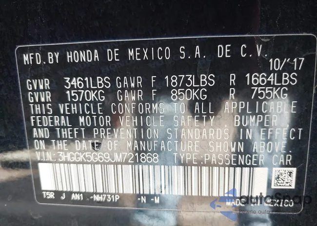 3HGGK5G69JM721868: 44503255