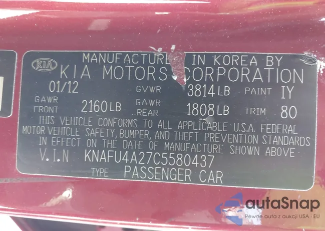 KNAFU4A27C5580437: 44503526