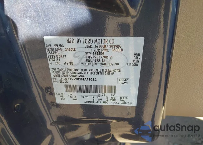 1FTRX12W85NA19383: 44504820