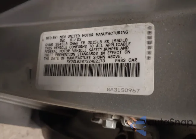 5Y2SL62873Z462173: 44504854