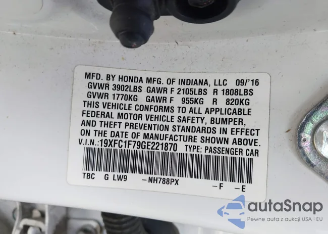 19XFC1F79GE221870: 44504914